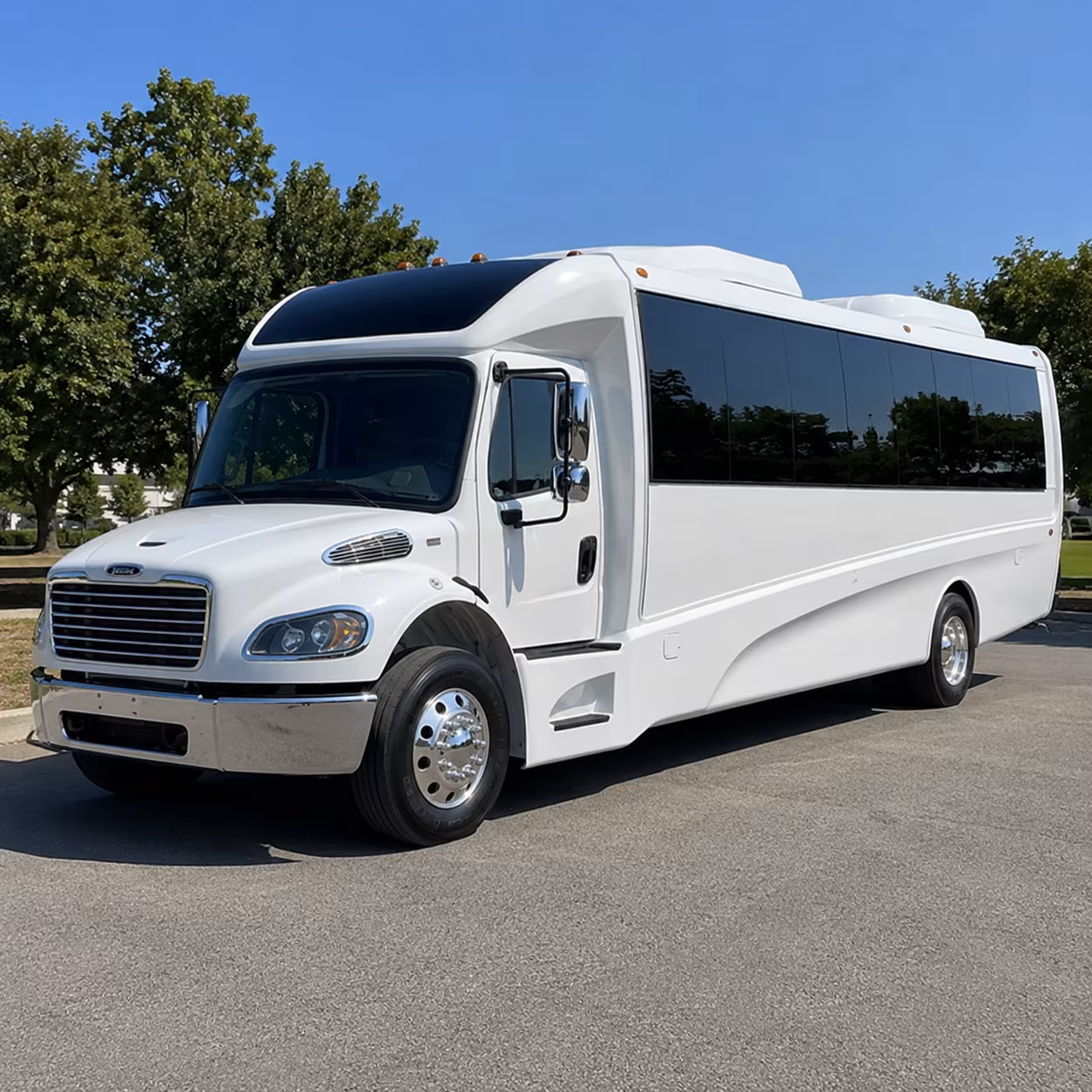 Boise boise school event bus rental party bus exterior