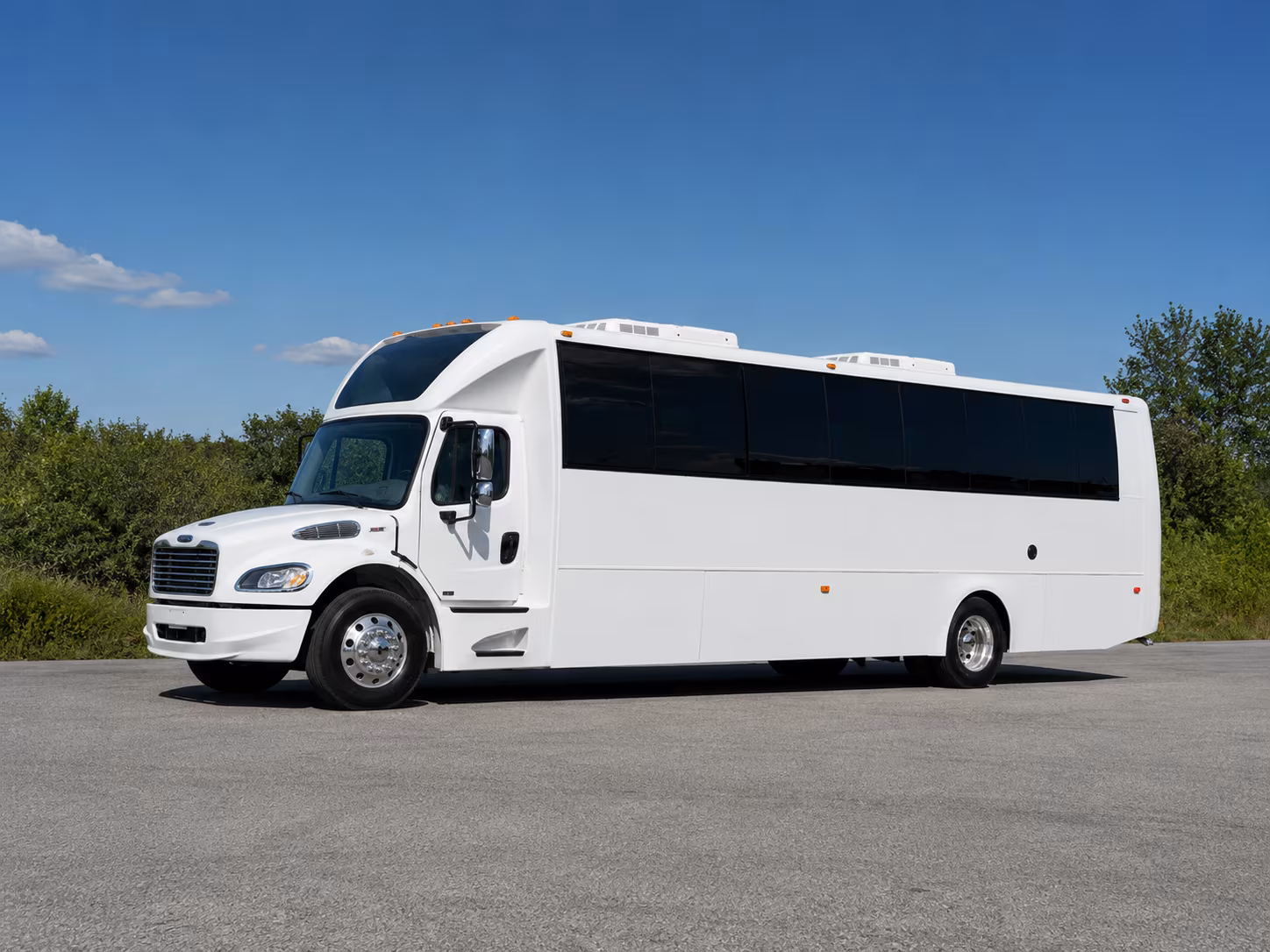Boise boise wedding party bus rental party bus exterior