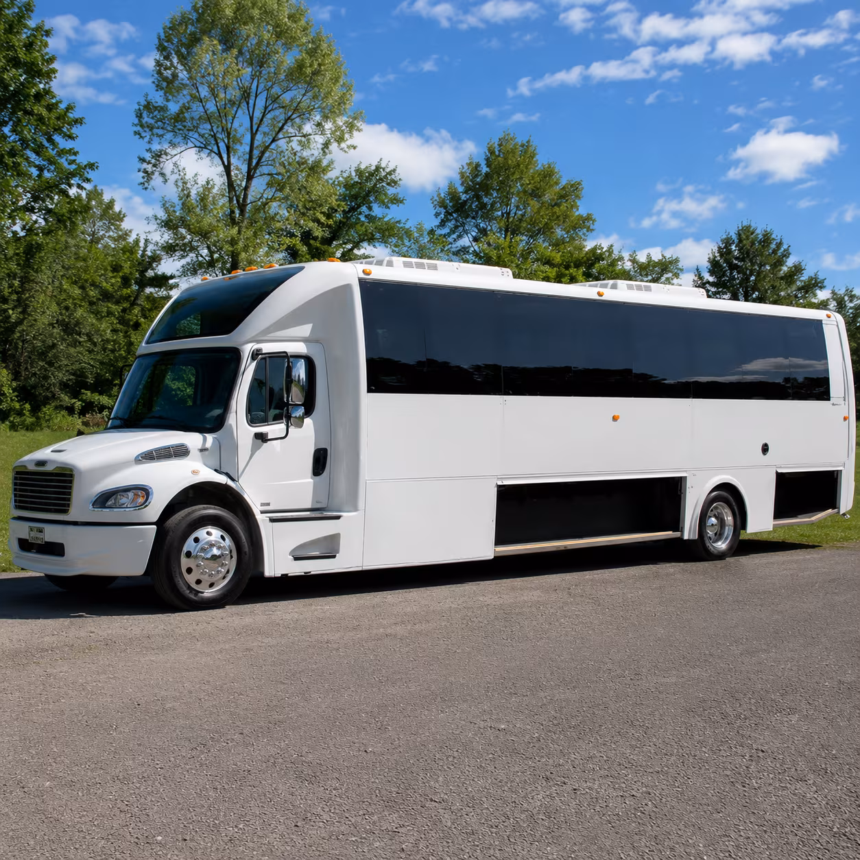 Boise boise wedding party bus rental party bus exterior