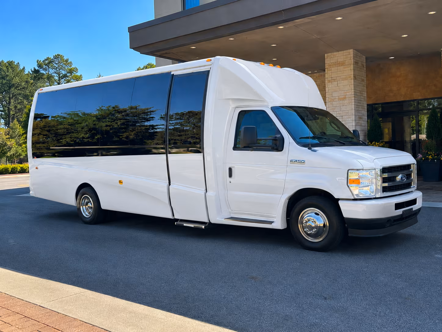 Boise School Event Transportation party bus interior
