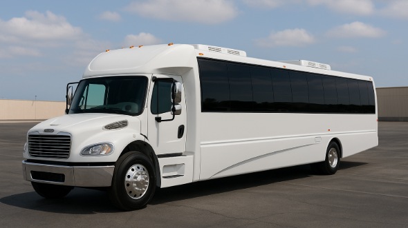 Exterior of Charter Bus Company Meridian's 20 Passenger Party Bus in Meridian
