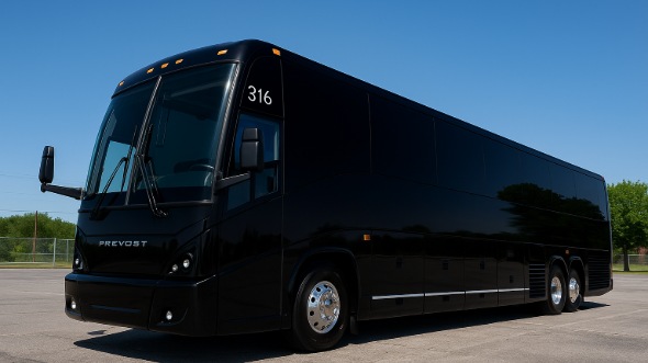 Exterior of Charter Bus Company Boise's 48 Passenger Charter Bus in Boise