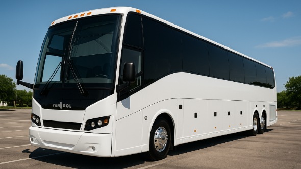 Exterior of Charter Bus Company West Valley City's 50 Passenger Party Bus in West Valley City