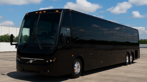 Exterior of Charter Bus Company Boise's 51 Passenger Charter Bus in Boise